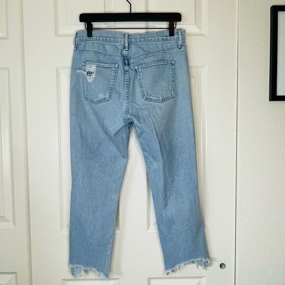 3x1 W3 Straight Authentic Distressed Crop Jean Quake size 28 - Picture 2 of 11